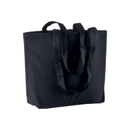 borse shopper personalizzate in cotone colore nero_nero 1189825 VAR02