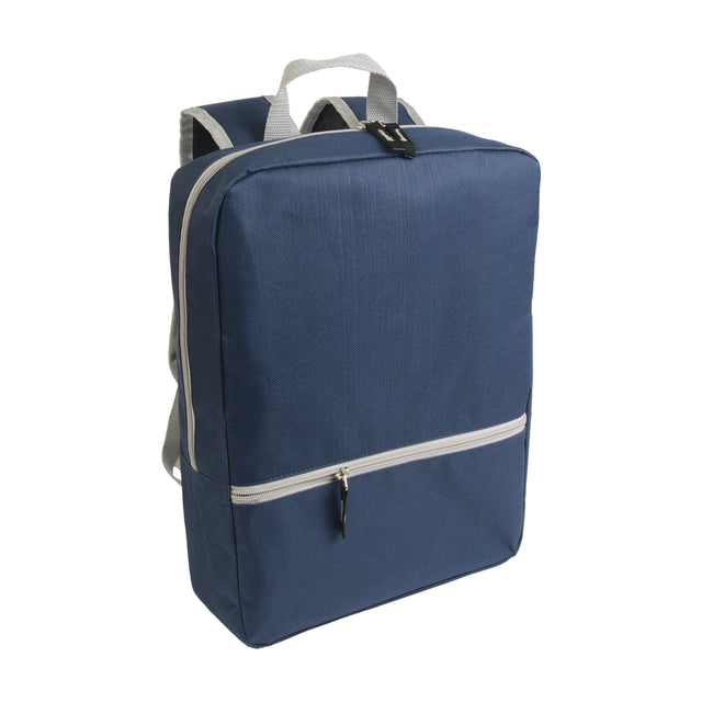 zaini porta PC personalizzati in poliestere colore blu_blu 1189853 VAR02