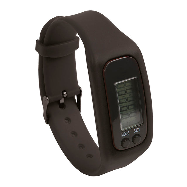 bracciali e orologi fitness personalizzati in gomma colore nero 1190135 VAR01