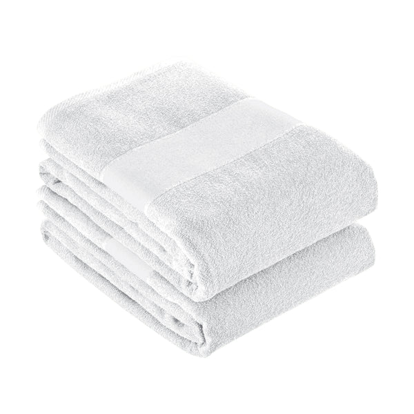 asciugamani da personalizzare in cotone colore bianco_bianco 1190148 VAR01