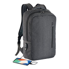 Carica l&#39;immagine nel visualizzatore di Gallery, zaini porta PC e da lavoro da personalizzare in poliestere colore grigio_grigio 1190825 VAR02
