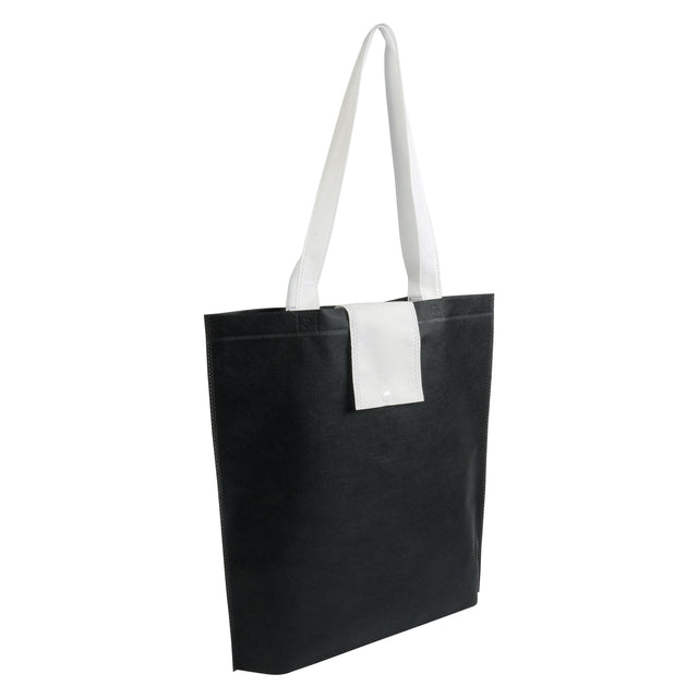 borse shopper personalizzate in tnt colore nero_nero 1190827 VAR01