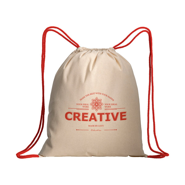 Carica l&#39;immagine nel visualizzatore di Gallery, zainetti a sacco personalizzabili in cotone colore rosso_rosso 1190857 DET02
