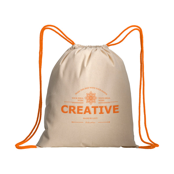 Carica l&#39;immagine nel visualizzatore di Gallery, zainetti a sacco promozionali in cotone colore arancione_arancione 1190857 DET02
