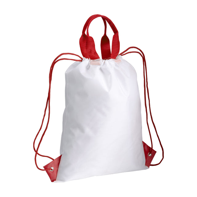 zainetti a sacco personalizzabili in poliestere colore rosso 1190871 VAR01