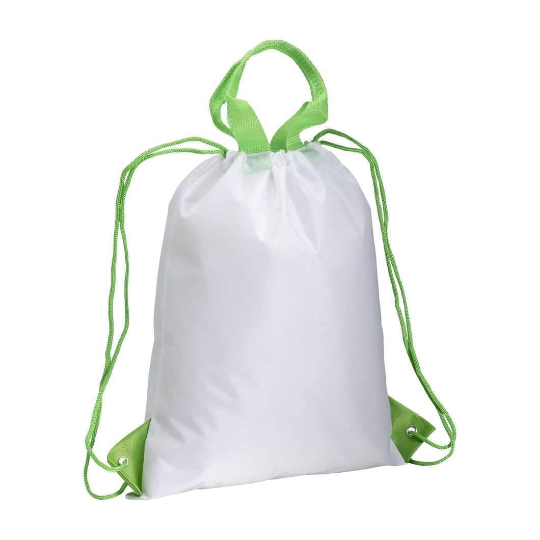 zainetti a sacco promozionali in poliestere colore verde-mela_verde 1190871 VAR04