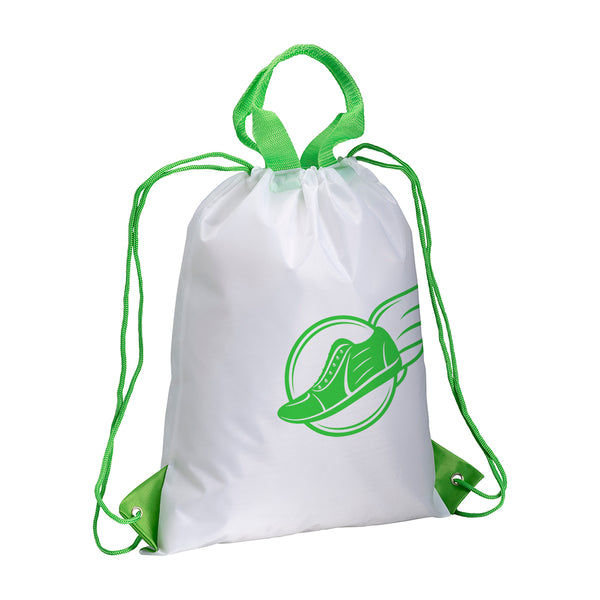 Carica l&#39;immagine nel visualizzatore di Gallery, zainetti a sacco promozionali in poliestere colore verde-mela_verde 1190871 DET02
