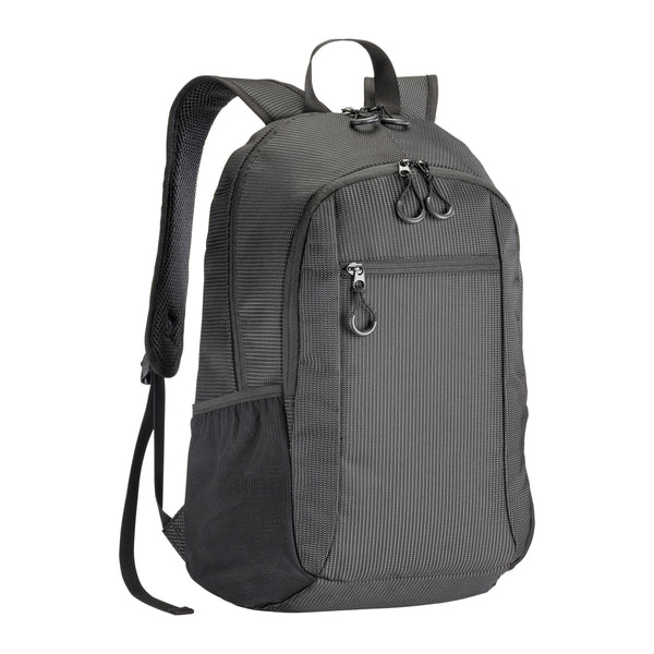 zaini porta PC personalizzati in poliestere colore nero_nero 1190877 VAR01