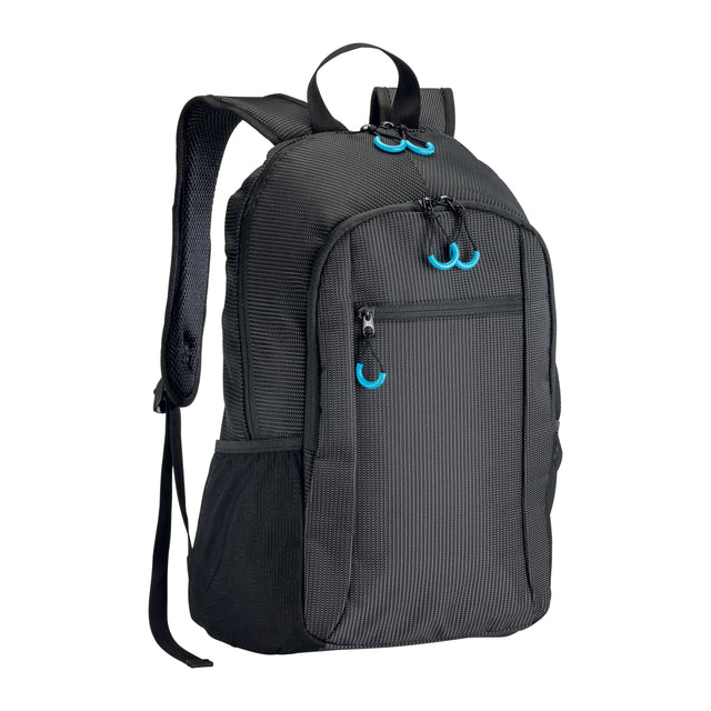 zaini porta PC pubblicitari in poliestere colore celeste_azzurro 1190877 VAR02