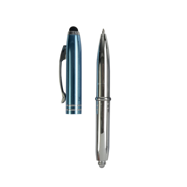 Carica l&#39;immagine nel visualizzatore di Gallery, penne touchscreen per tablet stampate con logo in metallo colore celeste_azzurro 1191529 DET02
