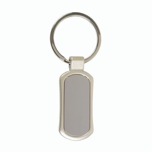 Carica l&#39;immagine nel visualizzatore di Gallery, portachiavi stampati con logo in alluminio colore argento_argento 1191619 DET01
