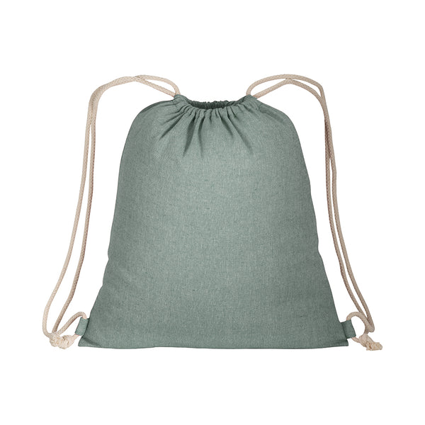 Carica l&#39;immagine nel visualizzatore di Gallery, zainetti a sacco promozionali in cotone colore verde_verde 1191853 DET01
