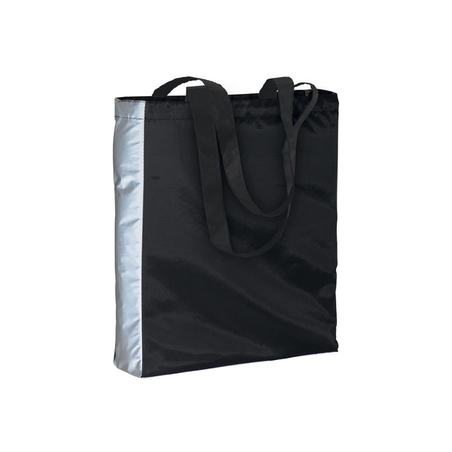 borse shopper personalizzate in poliestere colore nero_nero 1191860 VAR01