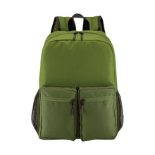 Carica l&#39;immagine nel visualizzatore di Gallery, zaini sportivi promozionali in poliestere colore verde-scuro_verde 1191870 DET01
