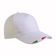 Carica l'immagine nel visualizzatore di Gallery, cappellini da personalizzare in poliestere colore bianco_bianco 1192019 VAR01
