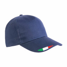 Carica l&#39;immagine nel visualizzatore di Gallery, cappellini personalizzati in cotone colore blu_blu 1192020 VAR03
