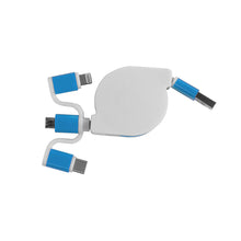 Carica l&#39;immagine nel visualizzatore di Gallery, accessori per caricabatterie pubblicitari in plastica colore celeste_azzurro 1192148 DET02
