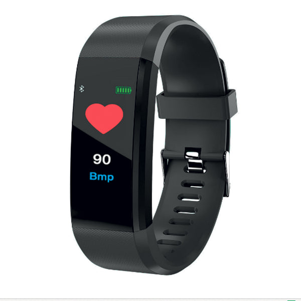 Carica l'immagine nel visualizzatore di Gallery, bracciali activity tracker personalizzati in plastica colore nero_nero 1192162 DET04
