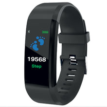 Carica l'immagine nel visualizzatore di Gallery, bracciali activity tracker personalizzati in plastica colore nero_nero 1192162 DET04
