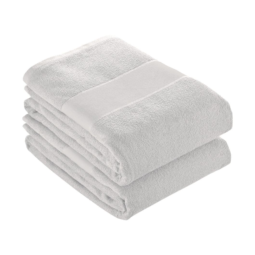 asciugamani da personalizzare in cotone colore bianco_bianco 1192173 VAR01