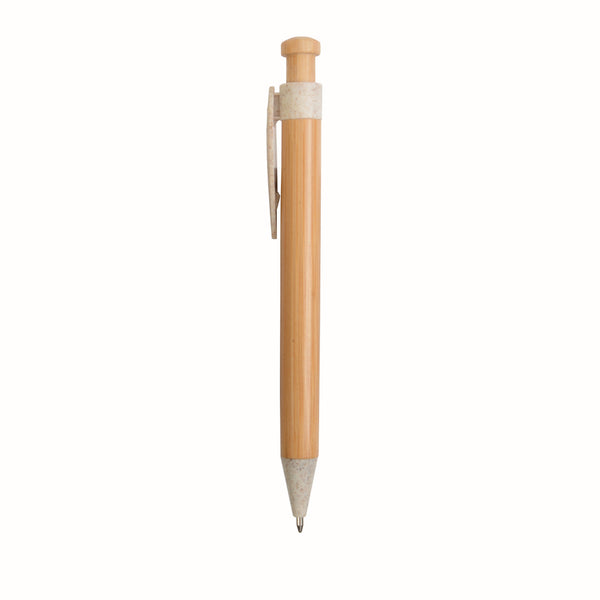 Carica l&#39;immagine nel visualizzatore di Gallery, penne ecologiche personalizzate in bamboo colore naturale_naturale 1192521 DET01
