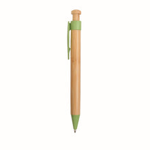 Carica l&#39;immagine nel visualizzatore di Gallery, penne ecologiche personalizzate in bamboo colore verde-mela_verde 1192521 DET01
