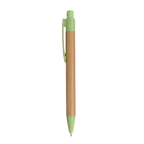 Carica l&#39;immagine nel visualizzatore di Gallery, penne ecologiche personalizzate in bamboo colore verde-mela_verde 1192528 DET01
