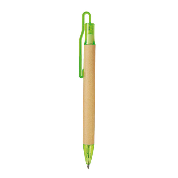 Carica l&#39;immagine nel visualizzatore di Gallery, biro ecologiche personalizzate in plastica colore verde-mela_verde 1192539 DET01
