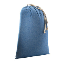 Carica l'immagine nel visualizzatore di Gallery, sacchetti regalo personalizzati in cotone riciclato colore royal_royal 1192824 VAR02
