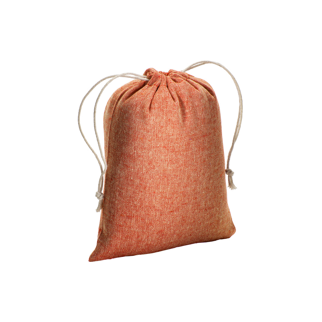 sacchetti regalo promozionali in cotone riciclato colore arancione_arancione 1192828 VAR06