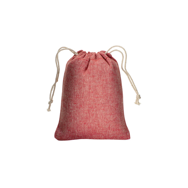 Carica l'immagine nel visualizzatore di Gallery, sacchetti regalo personalizzabili in cotone riciclato colore rosso_rosso 1192829 DET01
