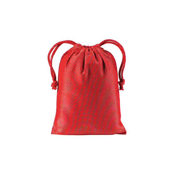 Carica l'immagine nel visualizzatore di Gallery, sacchetti regalo personalizzabili in cotone colore rosso_rosso 1192832 DET01
