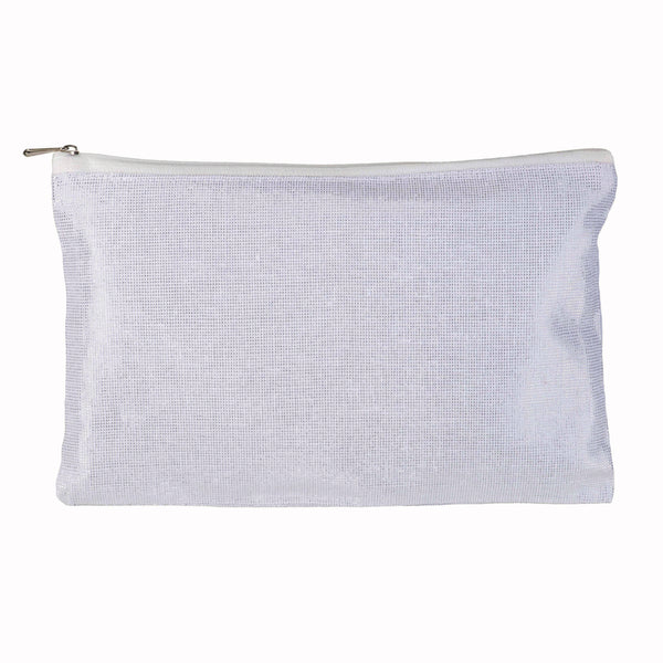 Carica l'immagine nel visualizzatore di Gallery, pochette e beauty case da personalizzare in cotone colore bianco_bianco 1192835 DET01
