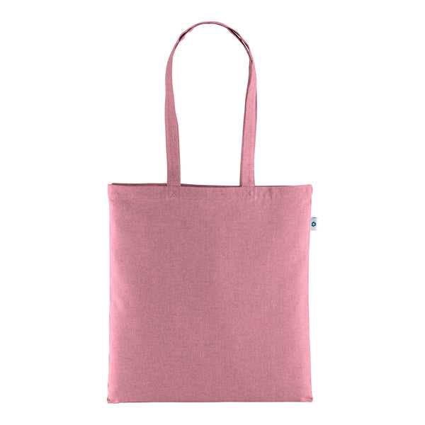 Carica l&#39;immagine nel visualizzatore di Gallery, borse shopper stampate con logo in cotone riciclato colore rosa_rosa 1192839 DET03
