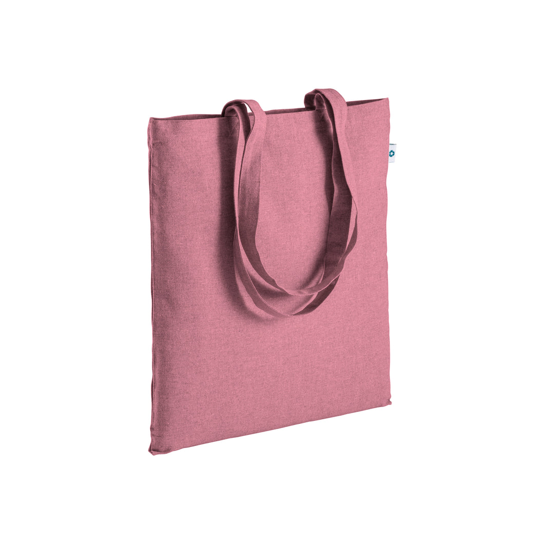borse shopper stampate con logo in cotone riciclato colore rosa_rosa 1192839 VAR05