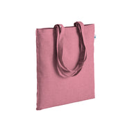 borse shopper stampate con logo in cotone riciclato colore rosa_rosa 1192839 VAR05