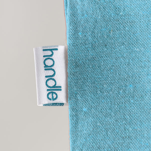 Carica l&#39;immagine nel visualizzatore di Gallery, shopper stampate con logo in cotone riciclato colore celeste_azzurro 1192839 DET03
