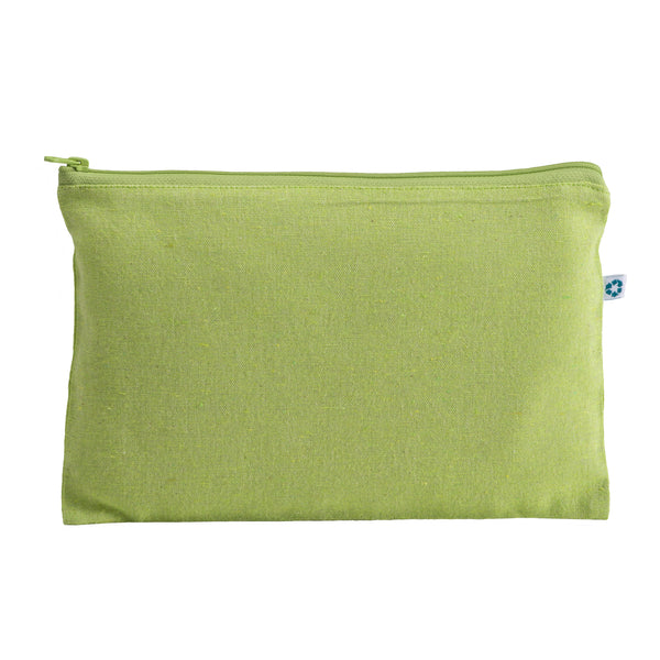 pochette e beauty case personalizzate in cotone colore verde-mela_verde 1192840 VAR04