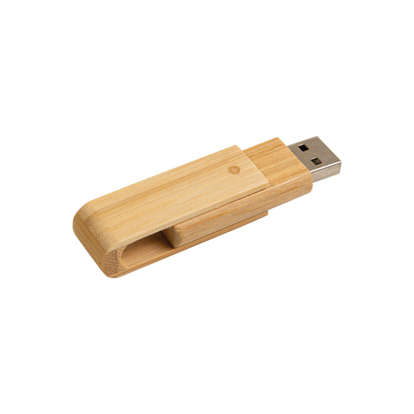 Carica l'immagine nel visualizzatore di Gallery, chiavette USB stampate con logo in bamboo colore marrone_marrone 1193135 DET04
