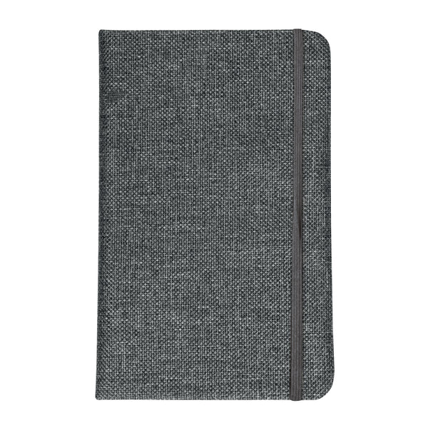 block notes e taccuini da personalizzare in rpet colore grigio_grigio 1193156 VAR01