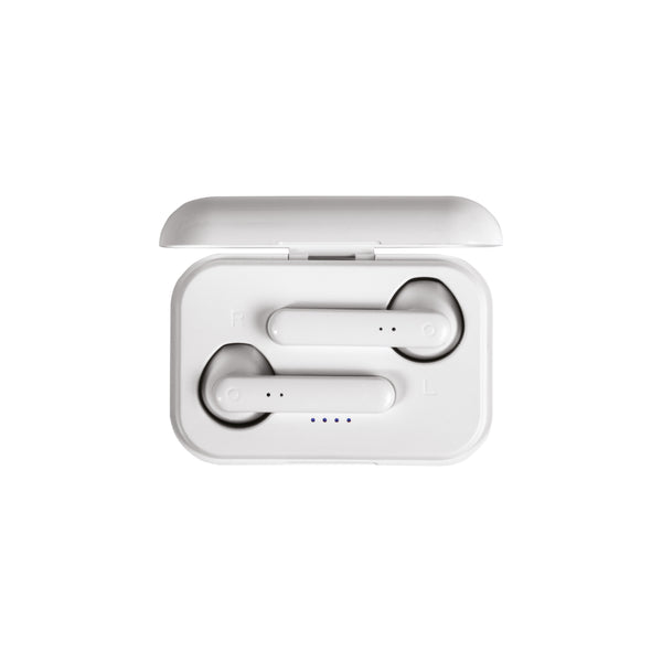 Carica l'immagine nel visualizzatore di Gallery, auricolari wireless da personalizzare in abs colore bianco_bianco 1193159 DET06
