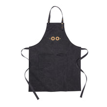 Carica l&#39;immagine nel visualizzatore di Gallery, grembiuli e cappelli chef personalizzati in canapa riciclato colore nero_nero 1293933 DET03

