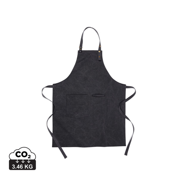Carica l&#39;immagine nel visualizzatore di Gallery, grembiuli e cappelli chef personalizzati in canapa riciclato colore nero_nero 1293933 DET06
