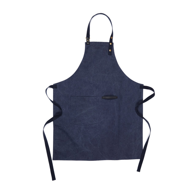 grembiuli e cappelli chef personalizzati in canapa riciclato colore blu-navy_blu 1293933 VAR02