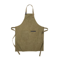 grembiuli e cappelli chef promozionali in canapa riciclato colore verde_verde 1293933 VAR03