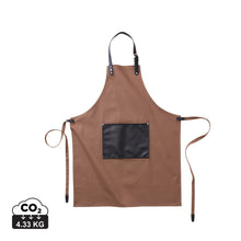 Carica l&#39;immagine nel visualizzatore di Gallery, grembiuli e cappelli chef pubblicitari in cotone, pu colore marrone_marrone 1293934 DET01
