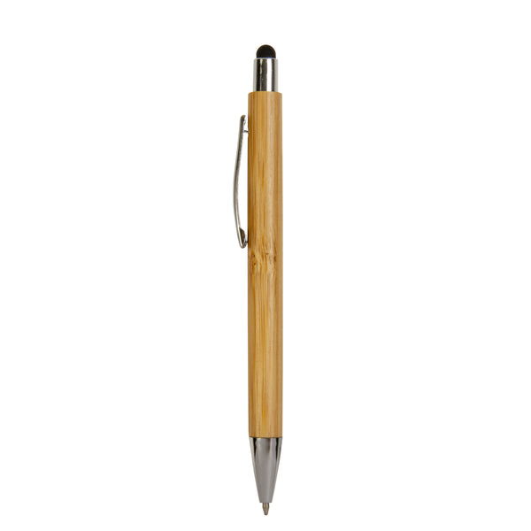 Carica l&#39;immagine nel visualizzatore di Gallery, penne touchscreen personalizzate in bamboo colore nero_nero 1193521 DET01
