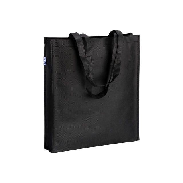 borse shopper personalizzate in rpet colore nero 1193822 VAR01