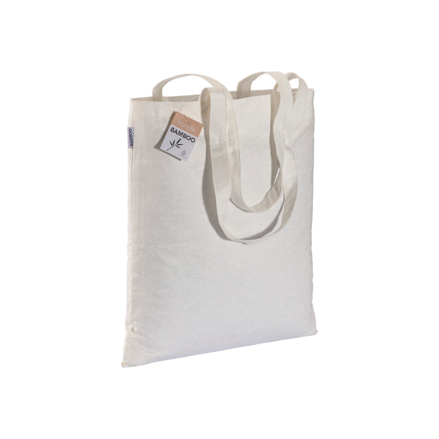 borse da personalizzare in bamboo colore bianco 1193827 VAR01