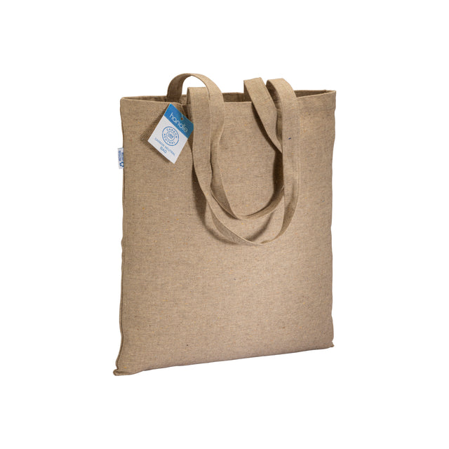 borse personalizzate in cotone riciclato colore naturale 1193835 VAR01